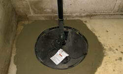 SUMP PUMP AND DRAIN TILE PIPES INSTALLATION